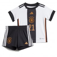 Maglie da calcio Germania Ilkay Gundogan #21 Prima Maglia Bambino Mondiali 2022 Manica Corta (+ Pantaloni corti)